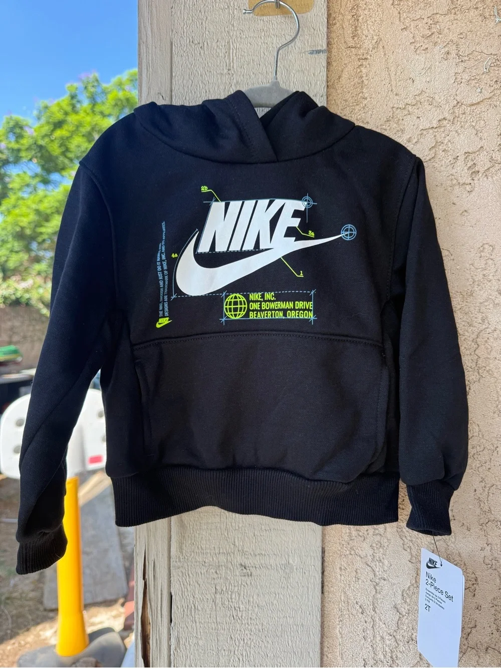 Nike Black Hoodie and sweatpants set